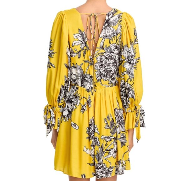 Alice and Olivia Clarissa Deep V Mini Dress - Picture 5 of 5